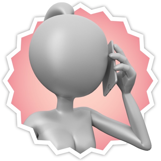 3D Girl Sticker Pack 3 icon