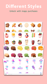 Kawaii Food Sticker screenshot