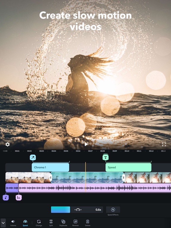 Splice - Video Editor & Maker iPad screenshot 5 - Photo & Video app
