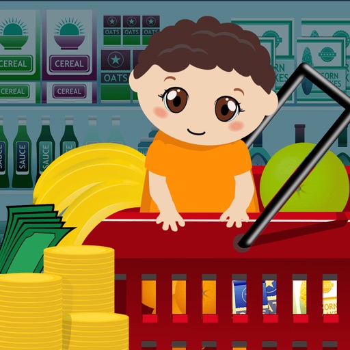 Grocery SuperMarket Shopping: Educational Game Icon