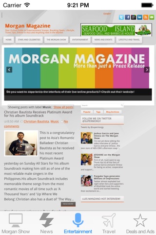 Morgan Magazine screenshot 4