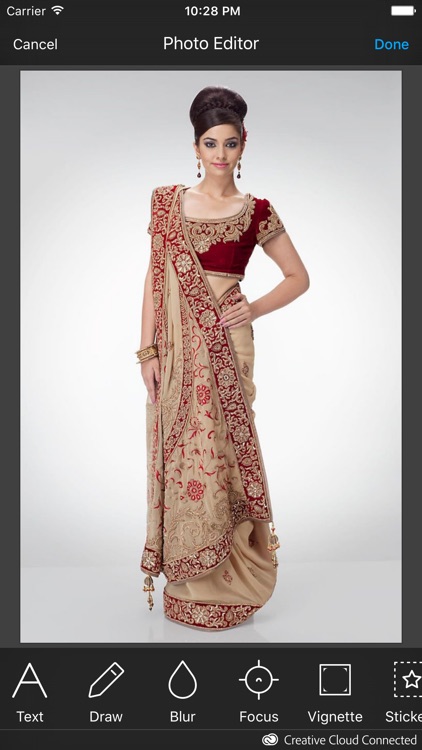 Sexy Saree Photo Suit screenshot-3