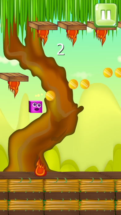 magic colorful cube jump in the world of adventure iPhone screenshot