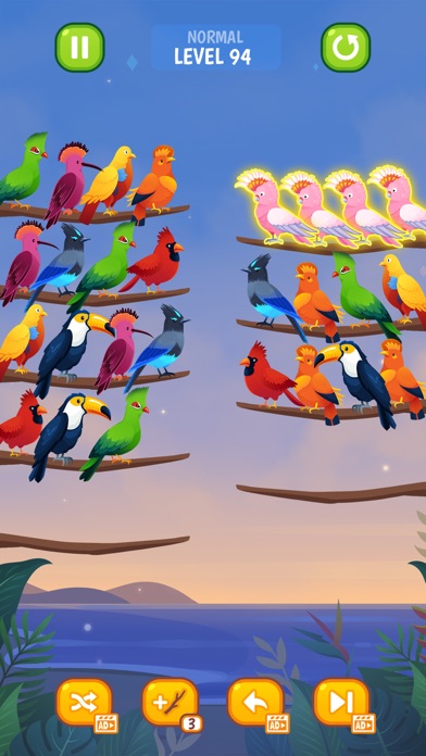 Bird Sort Puzzle Screenshot