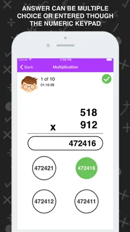 Game screenshot Math Practice - Fun game for kids and young ones hack