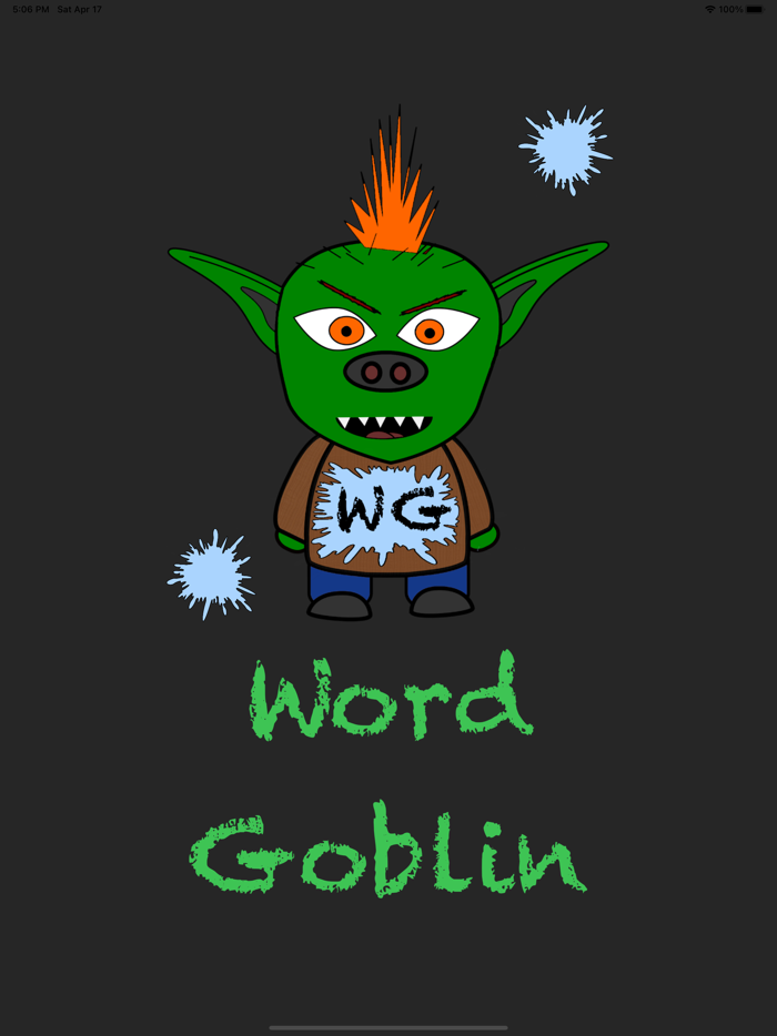 Word Goblin Spelling Game