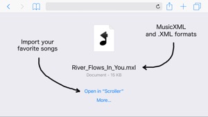 Scroller: MusicXML Sheet Music Reader screenshot #3 for iPhone