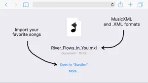 Scroller: MusicXML Sheet Music Reader screenshot #4 for iPhone