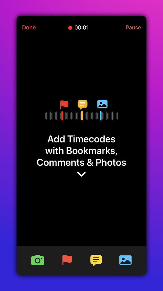 #4. Voice Recorder with Timecodes (iOS) 게시자: Aleksei Varochko