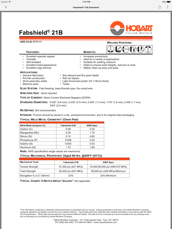 myWelds iPad screenshot 4 - Business app