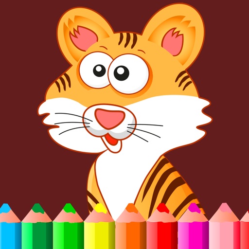 Coloring book : kids games for boys & girls apps icon