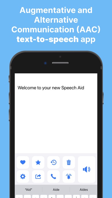 Speech Aid - Text to Voice AACのおすすめ画像1