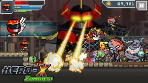 HERO-X: ZOMBIES! screenshot #1 for iPhone