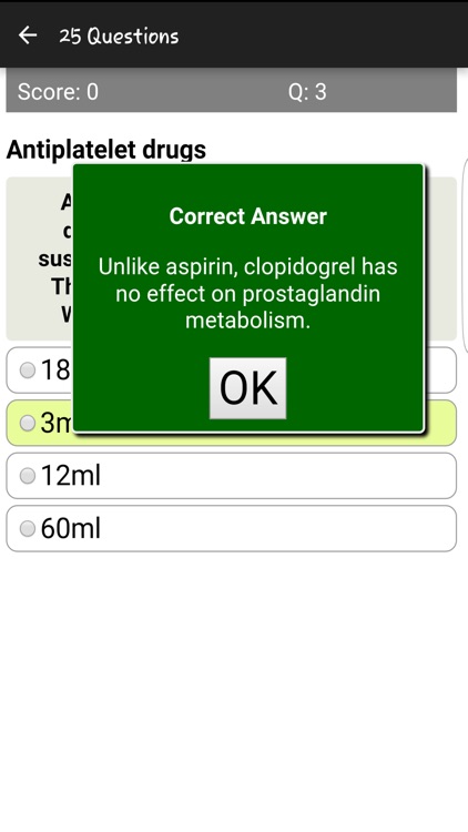 Fluid Dosages Quiz