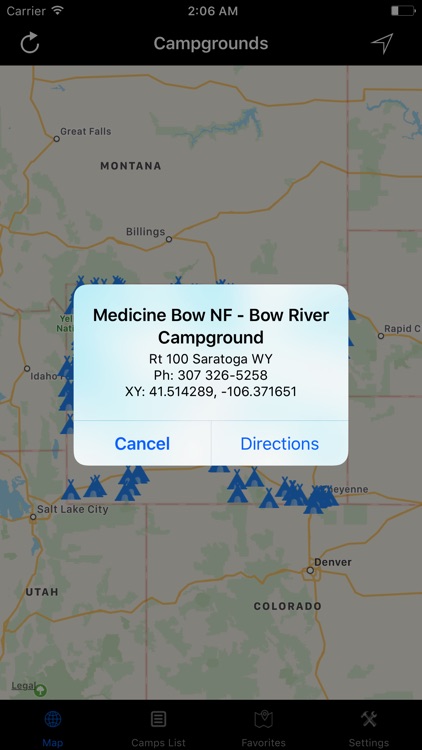 Wyoming – Campgrounds & RV Parks