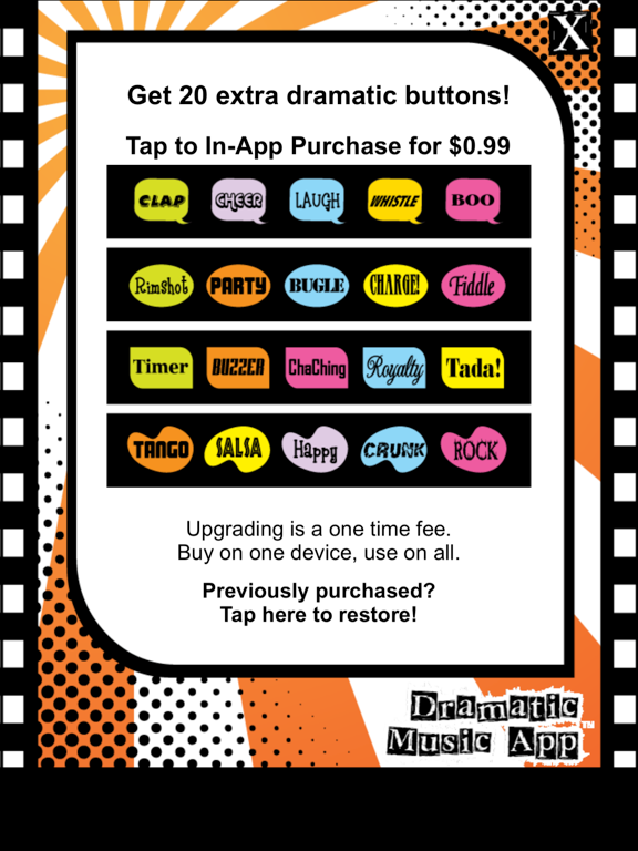 Dramatic Music App iPad screenshot 5 - Entertainment app