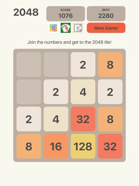 2048 Number Logic Games