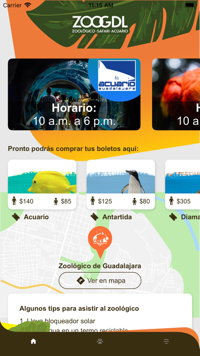 Zoológico Guadalajara Screenshot