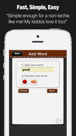 Game screenshot A+ Spelling Test apk