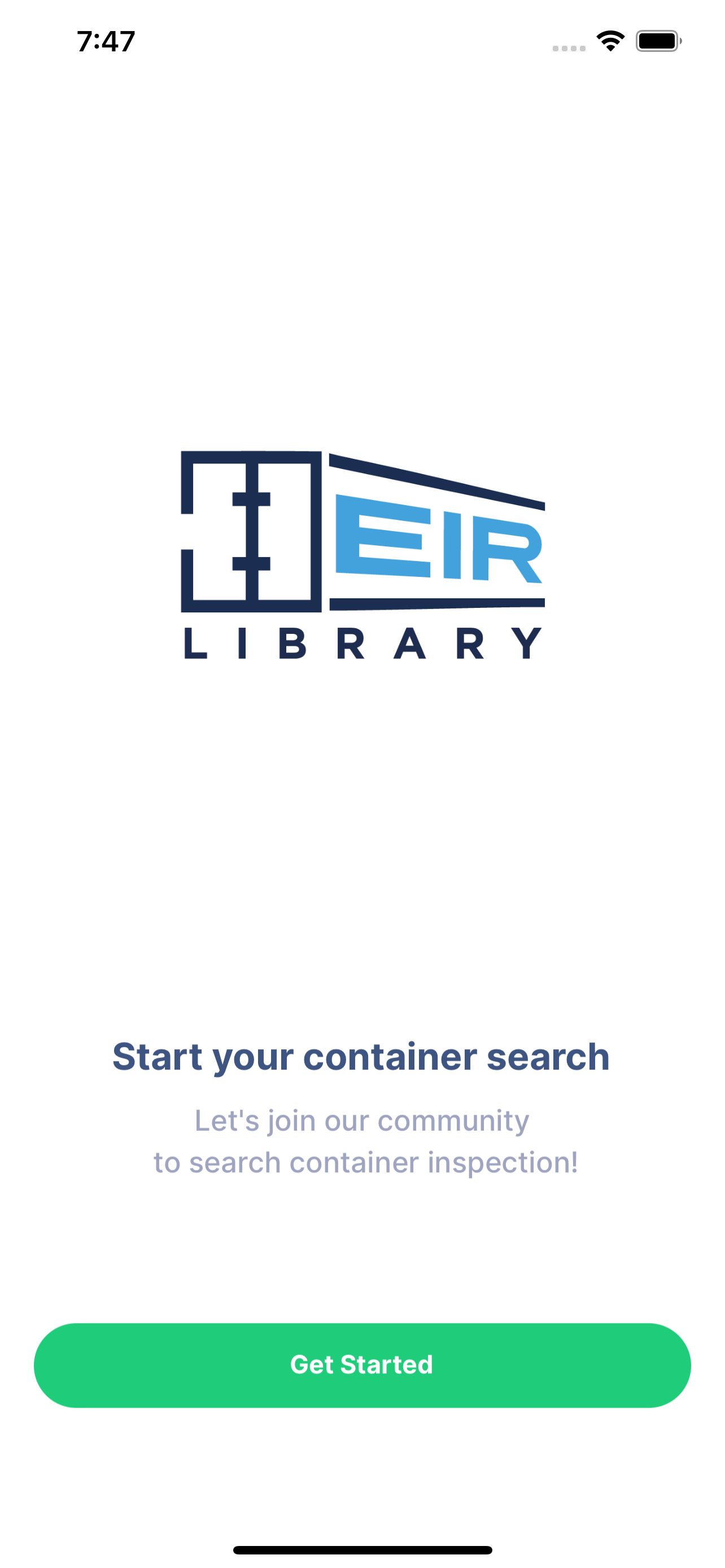 EIRL - Container Inspection