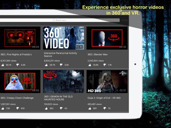 Screenshot #4 pour VR Horror - 3D Cardboard 360° VR Videos