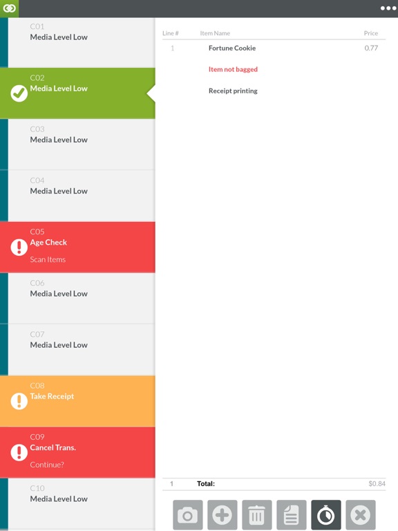 Screenshot #4 pour NCR SelfServ™ Checkout RAP Mobile