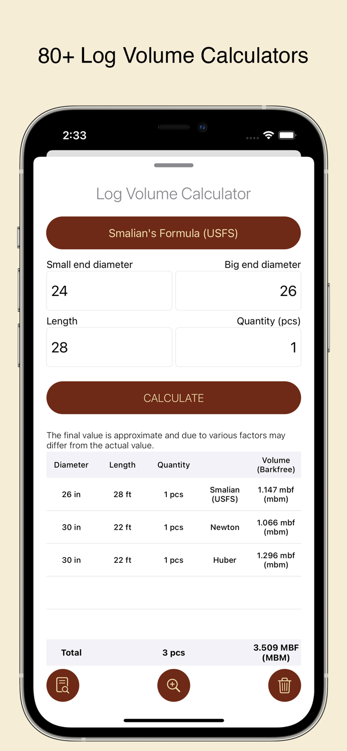 LogClimber - Wood Log Calc