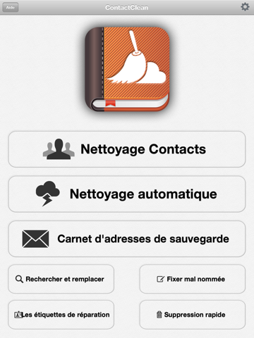 Screenshot #5 pour ContactClean - d'adresses Nettoyage et réparation