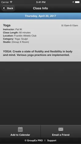 Game screenshot Athletic Clubs of Tennessee Group Fitness Schedule apk