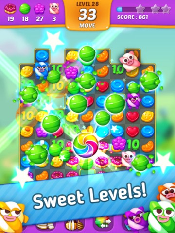 Sweet Cookie Crush - 3 match puzzle charm splashのおすすめ画像3