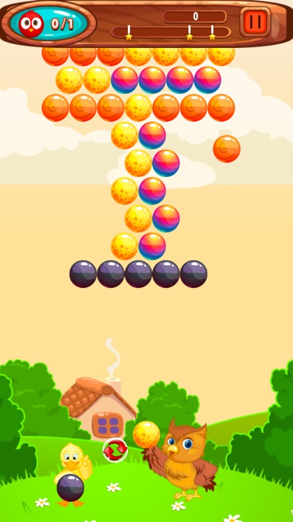 Birds Pop Bubble Shooter - New Ball Color Puzzle
