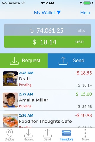 Coinsource Bitcoin Wallet screenshot 2