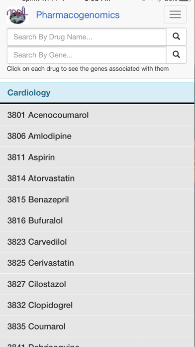 Screenshot #3 pour Pharmacogenomics