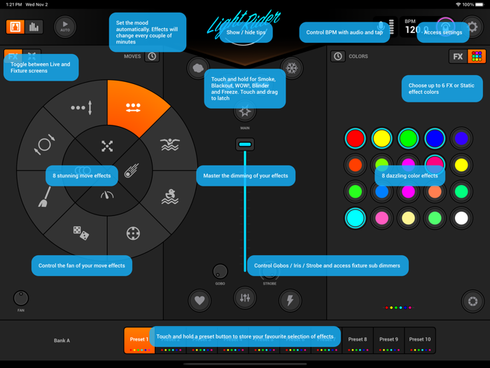 Light Rider- DMX Light Control
