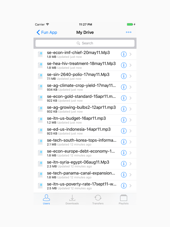 Screenshot #4 pour Audio Player for Cloud Drives