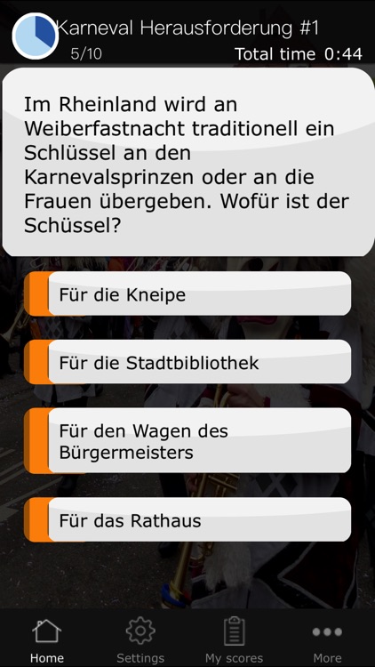 Karneval und Fasching Quiz Spiel App auf Deutsch screenshot-3