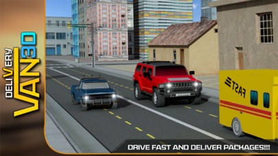 Cargo Truck Driver Delivery Simulator Mini Van iPhone screenshot