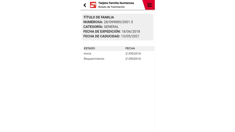 Tarjeta de Familia Numerosa screenshot-3