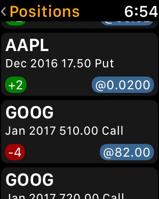 Apple Watch screenshot