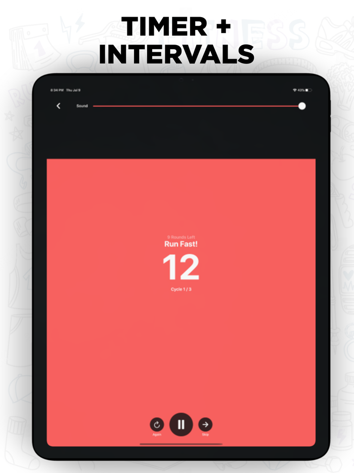 Interval Timer Simple Rounds