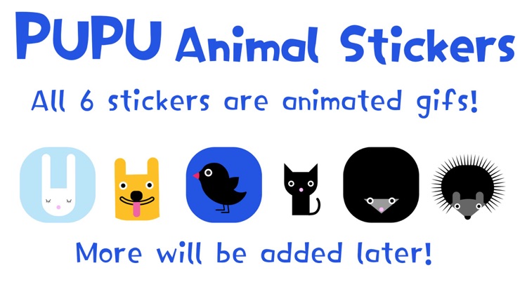 Pupu Animal Stickers