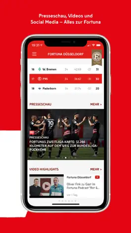 Game screenshot Fortuna Düsseldorf App apk