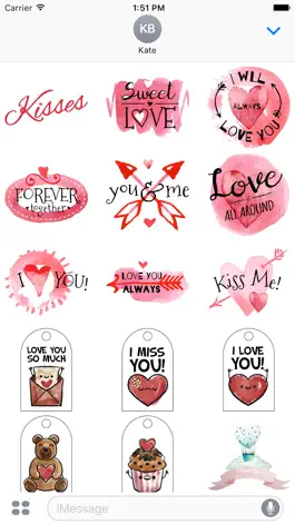 Game screenshot Love Stickers #1 for iMessage mod apk