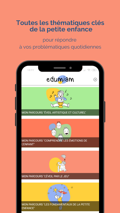 Vos formations Petite enfance Screenshot