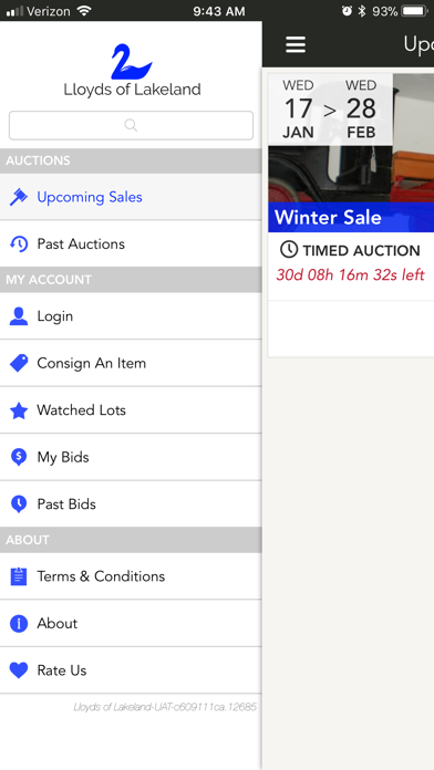 Lloyds of Lakeland Auction Screenshot