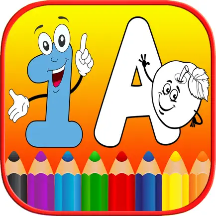 123 ABC Alphabet Kids Coloring Book Free - Phonics Cheats