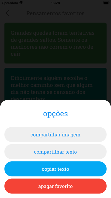 Pensamento do dia Screenshot