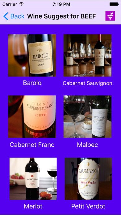 Wine Suggest Screenshot