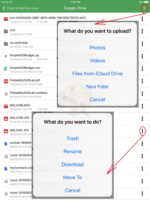 Screenshot #5 pour Cloud - Mail for GoogleDrive,Dropbox,Box,Onedrive