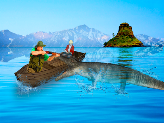 Wild Crocodile Attack 2017: Alligator Hunting 3D iPad screenshot